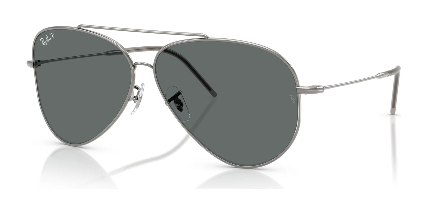 Ray-Ban AVIATOR REVERSE RBR0101S Sunglasses Gunmetal /  Dark Grey (Polarized)