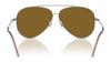 Ray-Ban AVIATOR REVERSE RBR0101S Sunglasses / Arista Gold №001/69 / Dark Violet (2N 20.5%) / Size 59