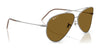 Ray-Ban AVIATOR REVERSE RBR0101S Sunglasses / Arista Gold №001/69 / Dark Violet (2N 20.5%) / Size 59
