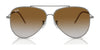Ray-Ban AVIATOR REVERSE RBR0101S Sunglasses / Arista Gold №001/69 / Dark Violet (2N 20.5%) / Size 59