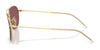 Ray-Ban CARAVAN REVERSE RBR0102S Sunglasses / Arista Gold №001/79 / Clear Gradient Blue (2N 34.9%) / Size 58