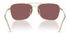 Ray-Ban CARAVAN REVERSE RBR0102S Sunglasses / Arista Gold №001/79 / Clear Gradient Blue (2N 34.9%) / Size 58