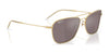 Ray-Ban CARAVAN REVERSE RBR0102S Sunglasses / Arista Gold №001/79 / Clear Gradient Blue (2N 34.9%) / Size 58