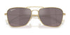 Ray-Ban CARAVAN REVERSE RBR0102S Sunglasses / Arista Gold №001/79 / Clear Gradient Blue (2N 34.9%) / Size 58
