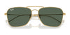 Ray-Ban CARAVAN REVERSE RBR0102S Sunglasses / Arista Gold №001/79 / Clear Gradient Blue (2N 34.9%) / Size 58
