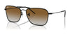 Ray-Ban CARAVAN REVERSE RBR0102S Sunglasses / Black №002/CB / Brown (2N 25.5%) / Size 58