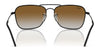 Ray-Ban CARAVAN REVERSE RBR0102S Sunglasses / Arista Gold №001/79 / Clear Gradient Blue (2N 34.9%) / Size 58