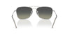 Ray-Ban CARAVAN REVERSE RBR0102S Sunglasses / Arista Gold №001/79 / Clear Gradient Blue (2N 34.9%) / Size 58