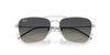 Ray-Ban CARAVAN REVERSE RBR0102S Sunglasses / Arista Gold №001/79 / Clear Gradient Blue (2N 34.9%) / Size 58