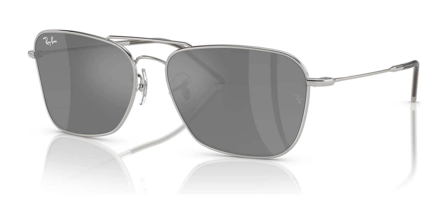 Ray-Ban CARAVAN REVERSE RBR0102S Sunglasses Silver / Silver