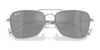 Ray-Ban CARAVAN REVERSE RBR0102S Sunglasses / Arista Gold №001/79 / Clear Gradient Blue (2N 34.9%) / Size 58