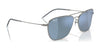 Ray-Ban CARAVAN REVERSE RBR0102S Sunglasses / Arista Gold №001/79 / Clear Gradient Blue (2N 34.9%) / Size 58