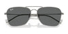 Ray-Ban CARAVAN REVERSE RBR0102S Sunglasses / Arista Gold №001/79 / Clear Gradient Blue (2N 34.9%) / Size 58