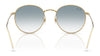 Ray-Ban ROUND REVERSE RBR0103S Sunglasses / Arista Gold №001/VR / Dark Green (3N 14.9%) / Size 53