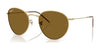 Ray-Ban ROUND REVERSE RBR0103S Sunglasses / Arista Gold №001/83 / Brown (Polarized) (3P 13.4%) / Size 53