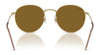 Ray-Ban ROUND REVERSE RBR0103S Sunglasses / Arista Gold №001/VR / Dark Green (3N 14.9%) / Size 53