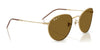 Ray-Ban ROUND REVERSE RBR0103S Sunglasses / Arista Gold №001/VR / Dark Green (3N 14.9%) / Size 53