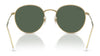 Ray-Ban ROUND REVERSE RBR0103S Sunglasses / Arista Gold №001/VR / Dark Green (3N 14.9%) / Size 53