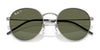 Ray-Ban ROUND REVERSE RBR0103S Sunglasses / Arista Gold №001/VR / Dark Green (3N 14.9%) / Size 53