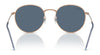 Ray-Ban ROUND REVERSE RBR0103S Sunglasses / Arista Gold №001/VR / Dark Green (3N 14.9%) / Size 53