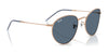 Ray-Ban ROUND REVERSE RBR0103S Sunglasses / Arista Gold №001/VR / Dark Green (3N 14.9%) / Size 53