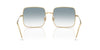 Ray-Ban SQUARE REVERSE RBR0104S Sunglasses / Rose Gold №92023A / Dark Blue (3N 16.6%) / Size 54