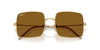 Ray-Ban SQUARE REVERSE RBR0104S Sunglasses / Rose Gold №92023A / Dark Blue (3N 16.6%) / Size 54