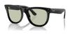 Ray-Ban WAYFARER REVERSE RBR0502S Sunglasses / Black №6677/2 / Light Green (1N 57.6%) / Size 50