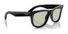 Ray-Ban WAYFARER REVERSE RBR0502S Sunglasses / Black №6677VR / Dark Green (3N 14.9%) / Size 50