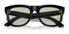 Ray-Ban WAYFARER REVERSE RBR0502S Sunglasses / Black №6677VR / Dark Green (3N 14.9%) / Size 50