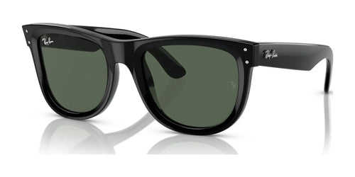 Ray-Ban WAYFARER REVERSE RBR0502S Sunglasses / Black №6677VR / Dark Green (3N 14.9%) / Size 50