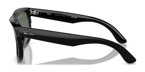 Ray-Ban WAYFARER REVERSE RBR0502S Sunglasses / Black №6677VR / Dark Green (3N 14.9%) / Size 50