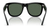 Ray-Ban WAYFARER REVERSE RBR0502S Sunglasses / Black №6677VR / Dark Green (3N 14.9%) / Size 50