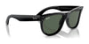 Ray-Ban WAYFARER REVERSE RBR0502S Sunglasses / Black №6677VR / Dark Green (3N 14.9%) / Size 50