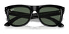 Ray-Ban WAYFARER REVERSE RBR0502S Sunglasses / Black №6677VR / Dark Green (3N 14.9%) / Size 50