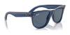Ray-Ban WAYFARER REVERSE RBR0502S Sunglasses / Black №6677VR / Dark Green (3N 14.9%) / Size 50