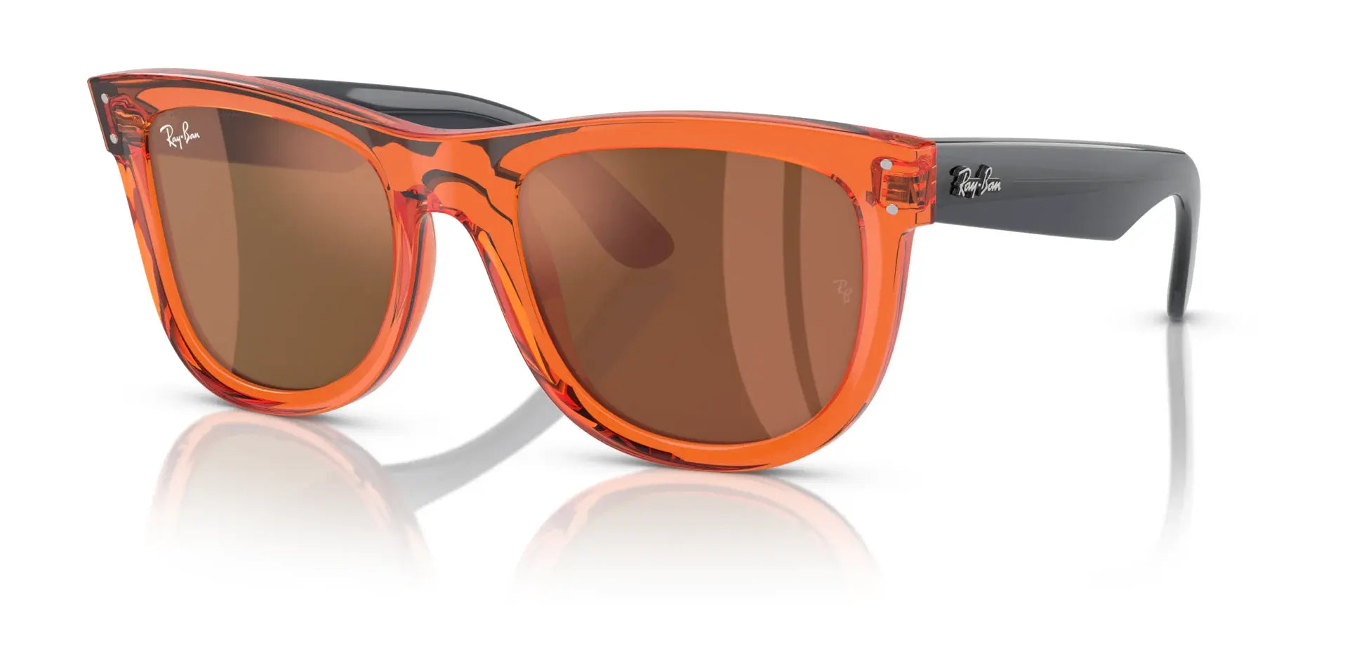 Ray-Ban WAYFARER REVERSE RBR0502S Sunglasses Transparent Orange / Copper