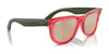 Ray-Ban WAYFARER REVERSE RBR0502S Sunglasses / Black №6677VR / Dark Green (3N 14.9%) / Size 50