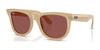 Ray-Ban WAYFARER REVERSE RBR0502S Sunglasses / Opal Beige & Honey №678069 / Dark Violet (2N 20.5%) / Size 50