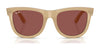 Ray-Ban WAYFARER REVERSE RBR0502S Sunglasses / Black №6677VR / Dark Green (3N 14.9%) / Size 50