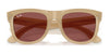 Ray-Ban WAYFARER REVERSE RBR0502S Sunglasses / Black №6677VR / Dark Green (3N 14.9%) / Size 50