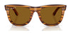 Ray-Ban WAYFARER REVERSE RBR0502S Sunglasses / Black №6677VR / Dark Green (3N 14.9%) / Size 50