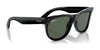Ray-Ban WAYFARER REVERSE RBR0502SF Sunglasses | Size 53 / Black №6677VR / Dark Green (3N 14.9%)