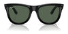 Ray-Ban WAYFARER REVERSE RBR0502SF Sunglasses | Size 53 / Black №6677VR / Dark Green (3N 14.9%)