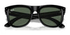 Ray-Ban WAYFARER REVERSE RBR0502SF Sunglasses | Size 53 / Black №6677VR / Dark Green (3N 14.9%)