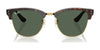 Ray-Ban CLUBMASTER REVERSE RBR0504S Sunglasses / Havana №1359VR / Dark Green (3N 14.9%) / Size 51