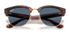 Ray-Ban CLUBMASTER REVERSE RBR0504S Sunglasses / Havana №1359VR / Dark Green (3N 14.9%) / Size 51