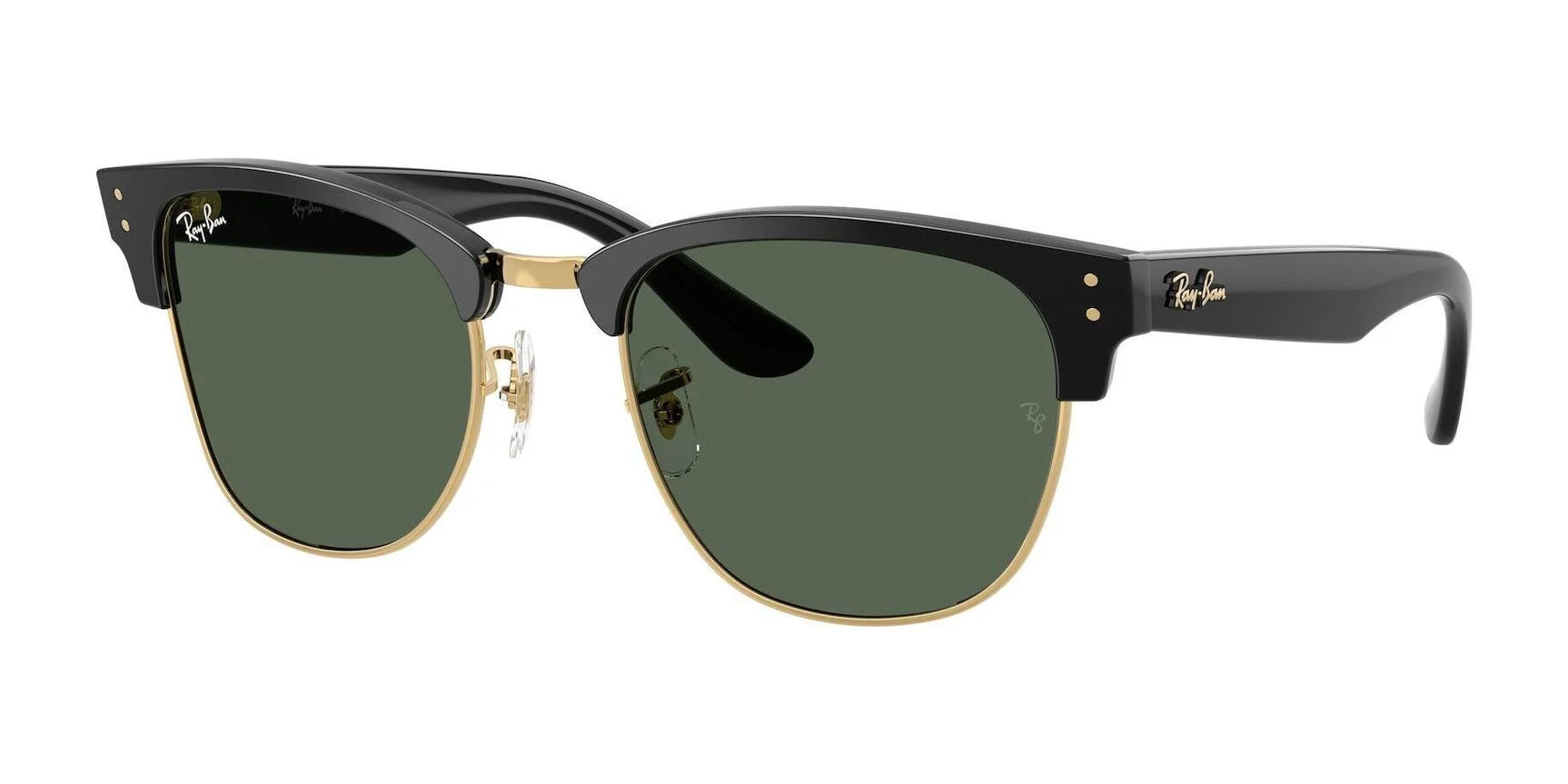 Ray-Ban CLUBMASTER REVERSE RBR0504S Sunglasses Black On Arista / Dark Green