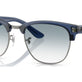 Transparent Navy Blue On Gunmetal №670879