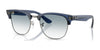 Ray-Ban CLUBMASTER REVERSE RBR0504S Sunglasses / Transparent Navy Blue On Gunmetal №670879 / Clear Gradient Blue (2N 34.9%) / Size 51